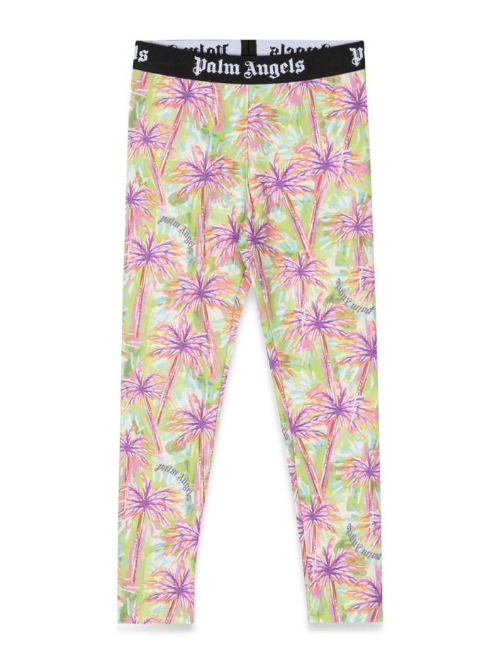Palm Angels High-Stretch Polyester Leggings — Multicolor by Palm Angels