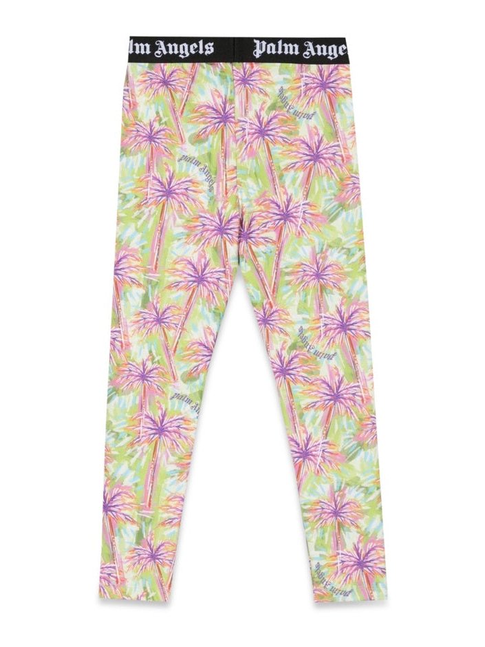 Palm Angels High-Stretch Polyester Leggings — Multicolor, view 2