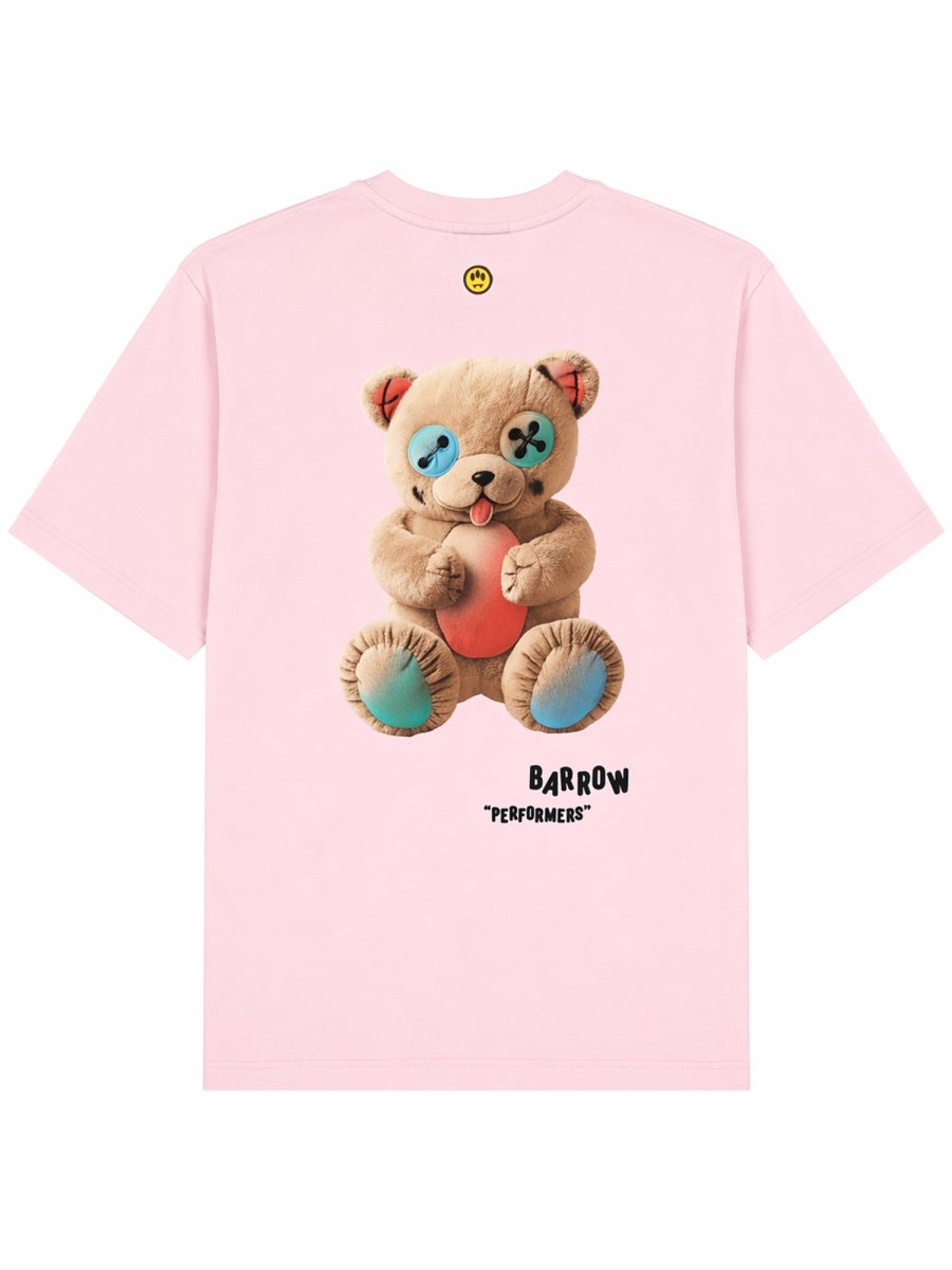 Barrow Printed Relaxed Fit T-Shirt — Pink, view 2