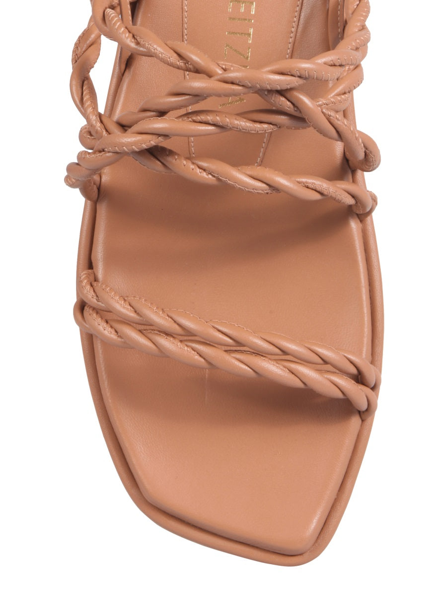Stuart Weitzman Calypso Sandals — Beige by Stuart Weitzman