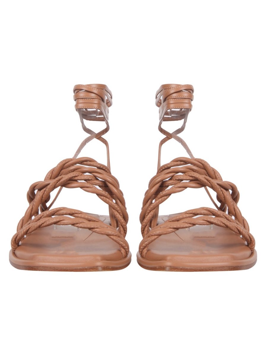Stuart Weitzman Calypso Sandals — Beige, view 4