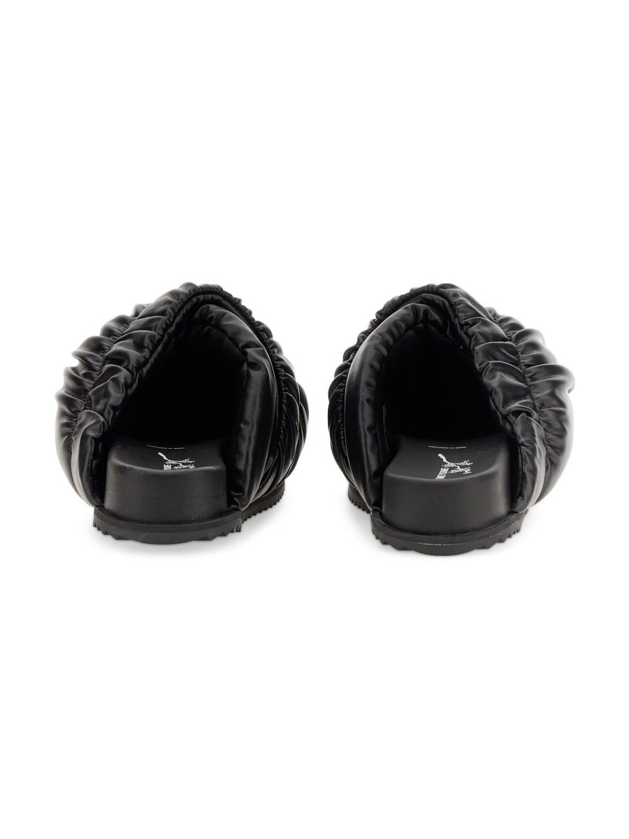 Yume Yume Leather with TPU Sole Sandal — Black, view 2