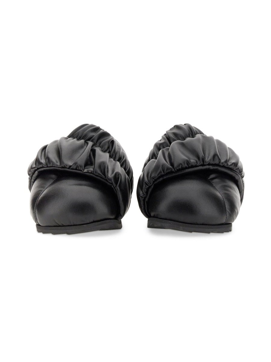 Yume Yume Leather with TPU Sole Sandal — Black, view 3