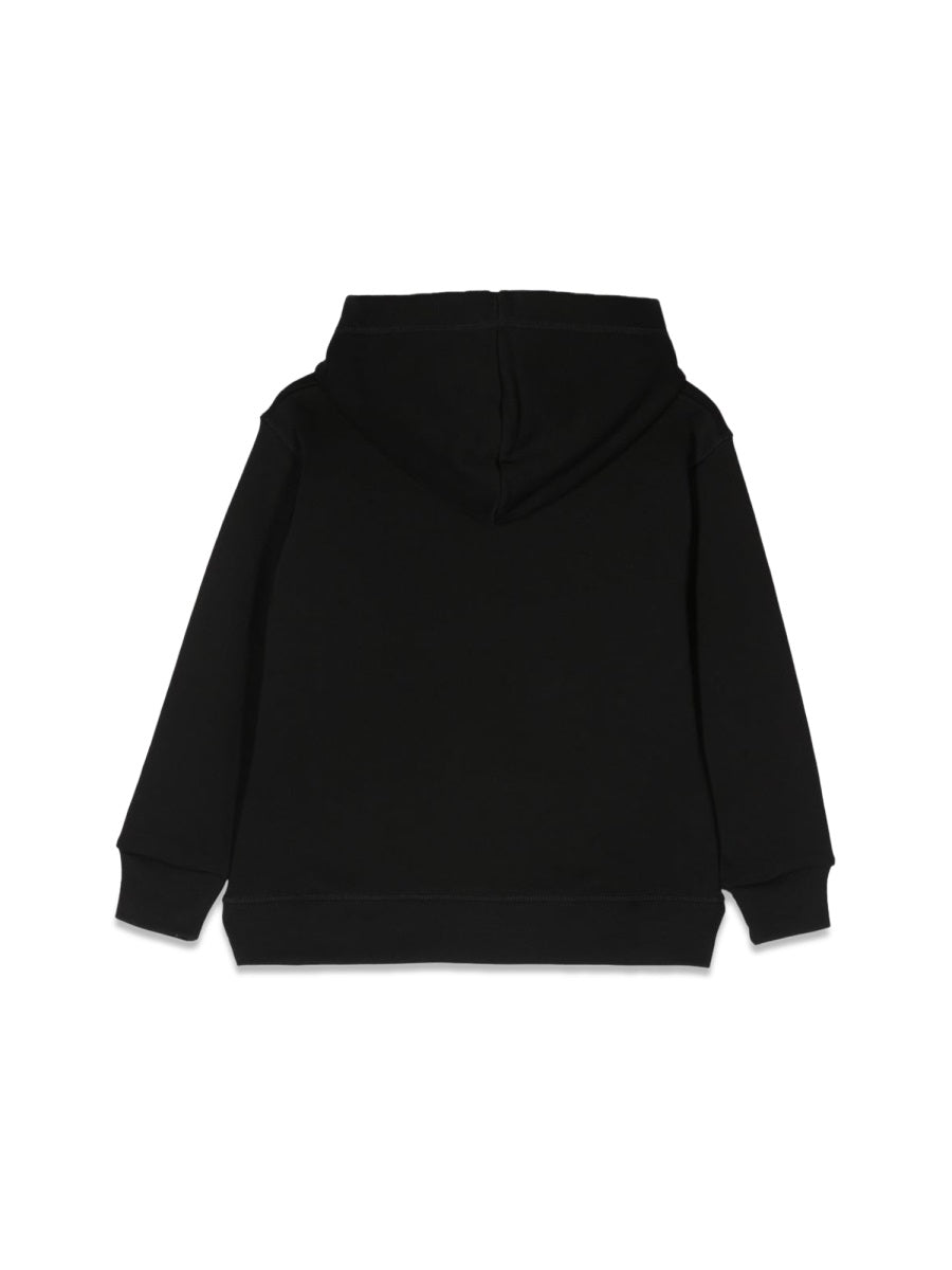 Dsquared2 Cotton Hoodie — Black, view 2