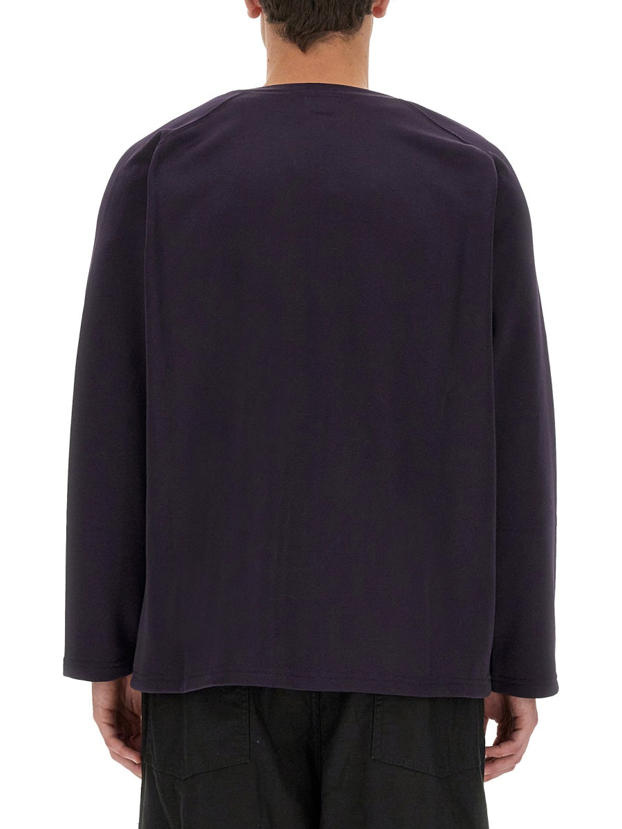 Needles Logo-Knit Cardigan — Purple by Needles