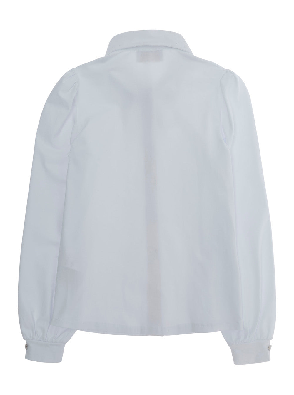 Monnalisa Magda Shirt — White, view 2