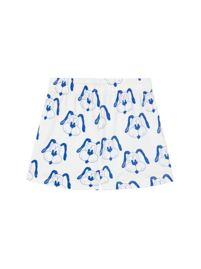 Tiny Cottons Organic Cotton Bermudas — White, view 2