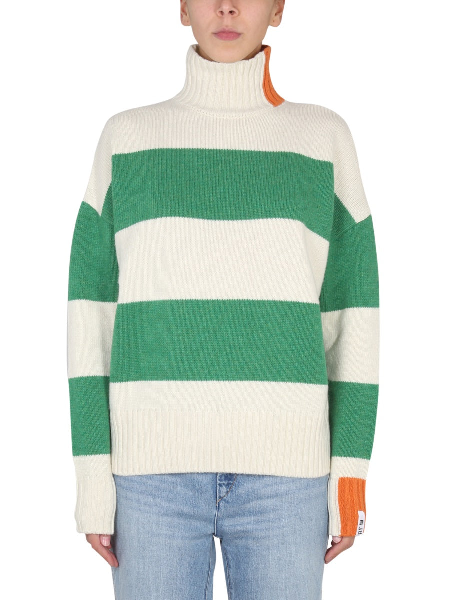 Right For High-Neck Rugby Sweater — Multicolor by Right For