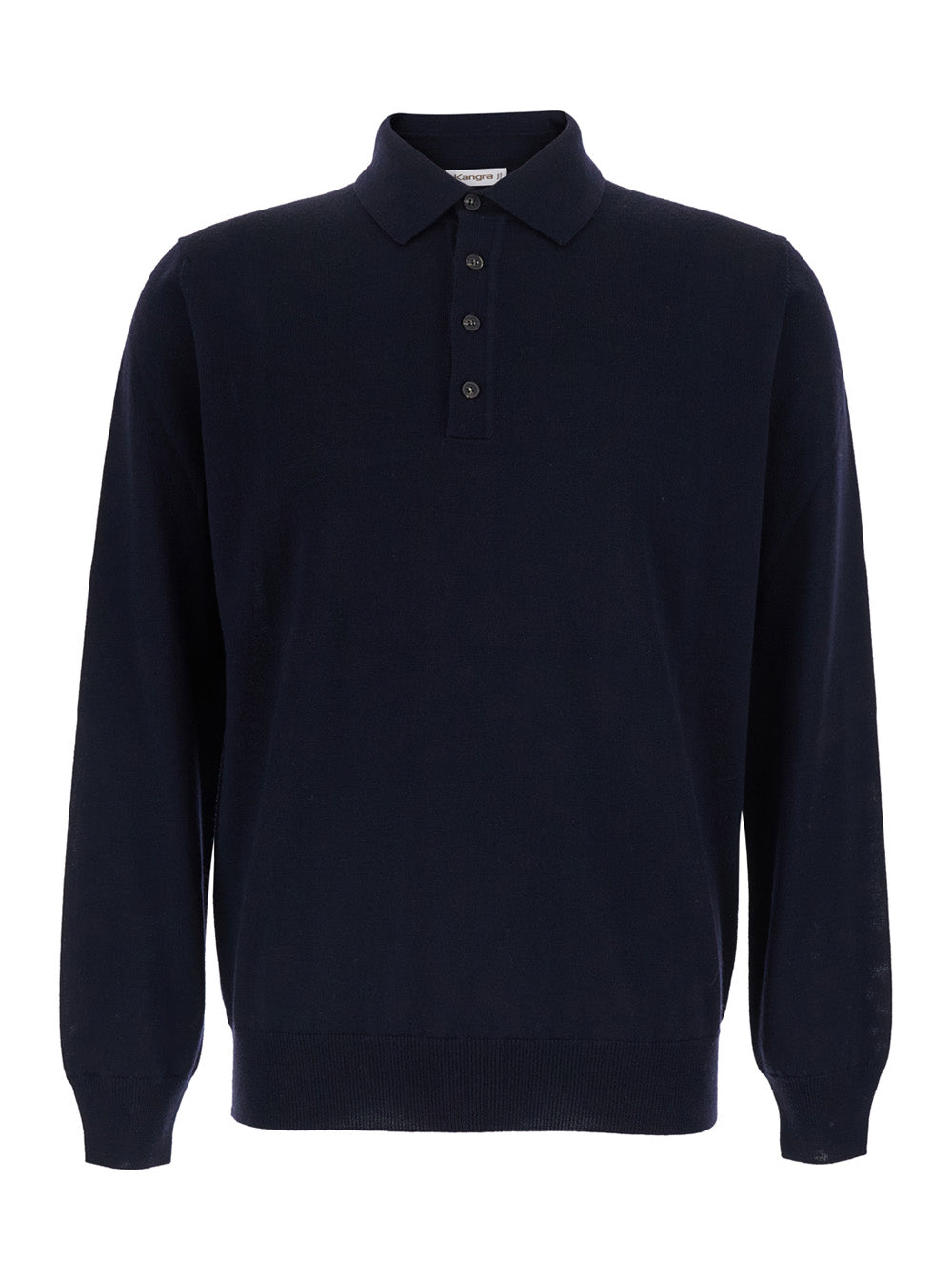 Kangra Extrafine Merino Polo — Navy by Kangra