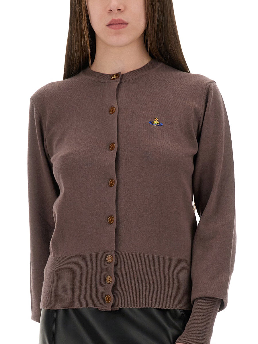 Vivienne Westwood Cardigan — Brown, view 2
