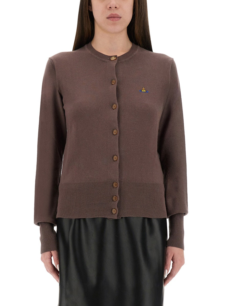 Vivienne Westwood Cardigan — Brown, view 3