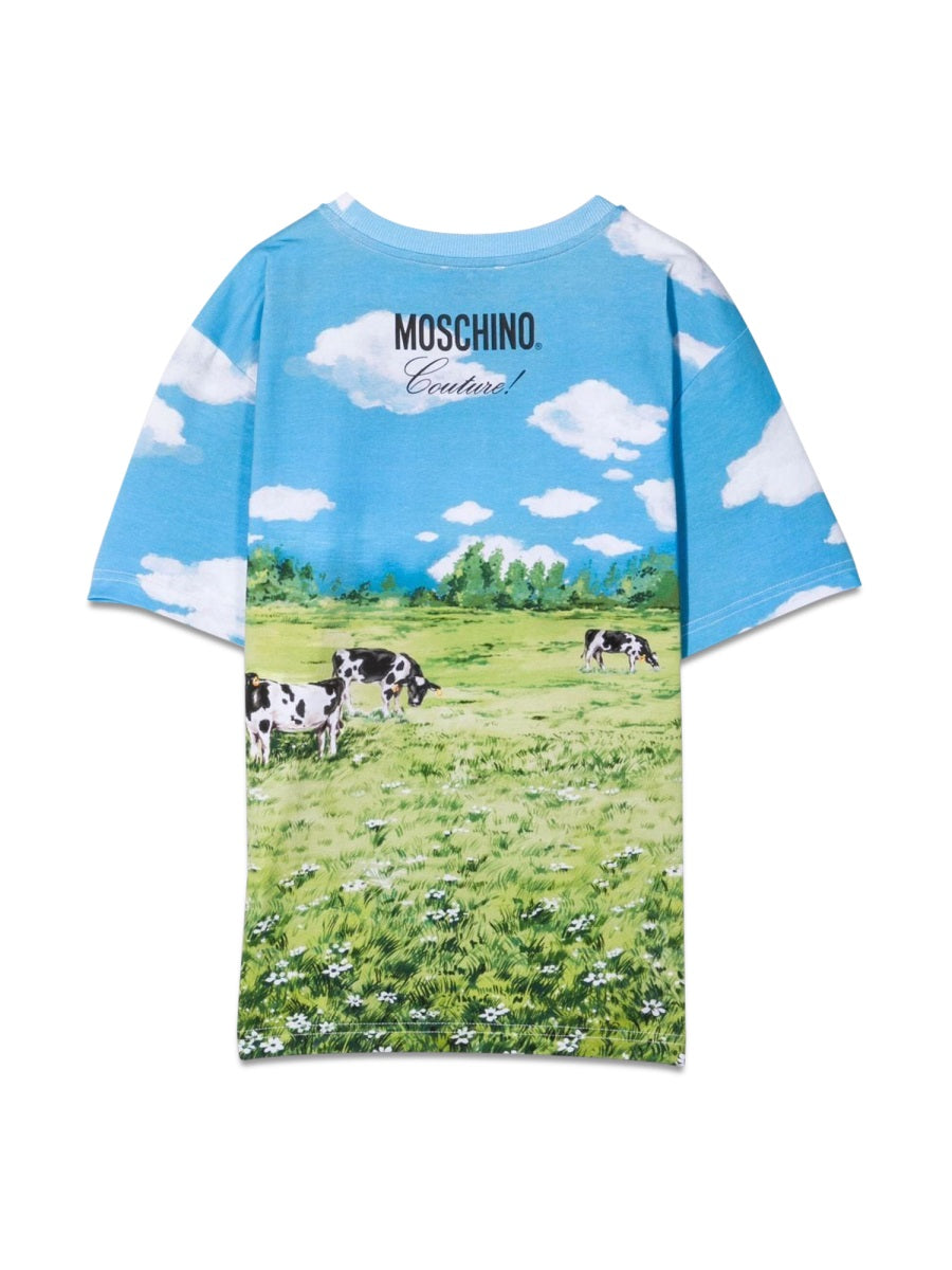 Moschino Printed Cotton T-Shirt — Multicolor, view 2