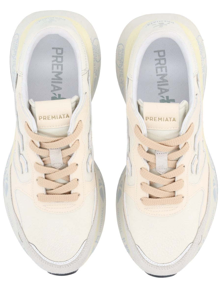 Premiata Leather Multicolor Sneaker — Multicolor, view 3