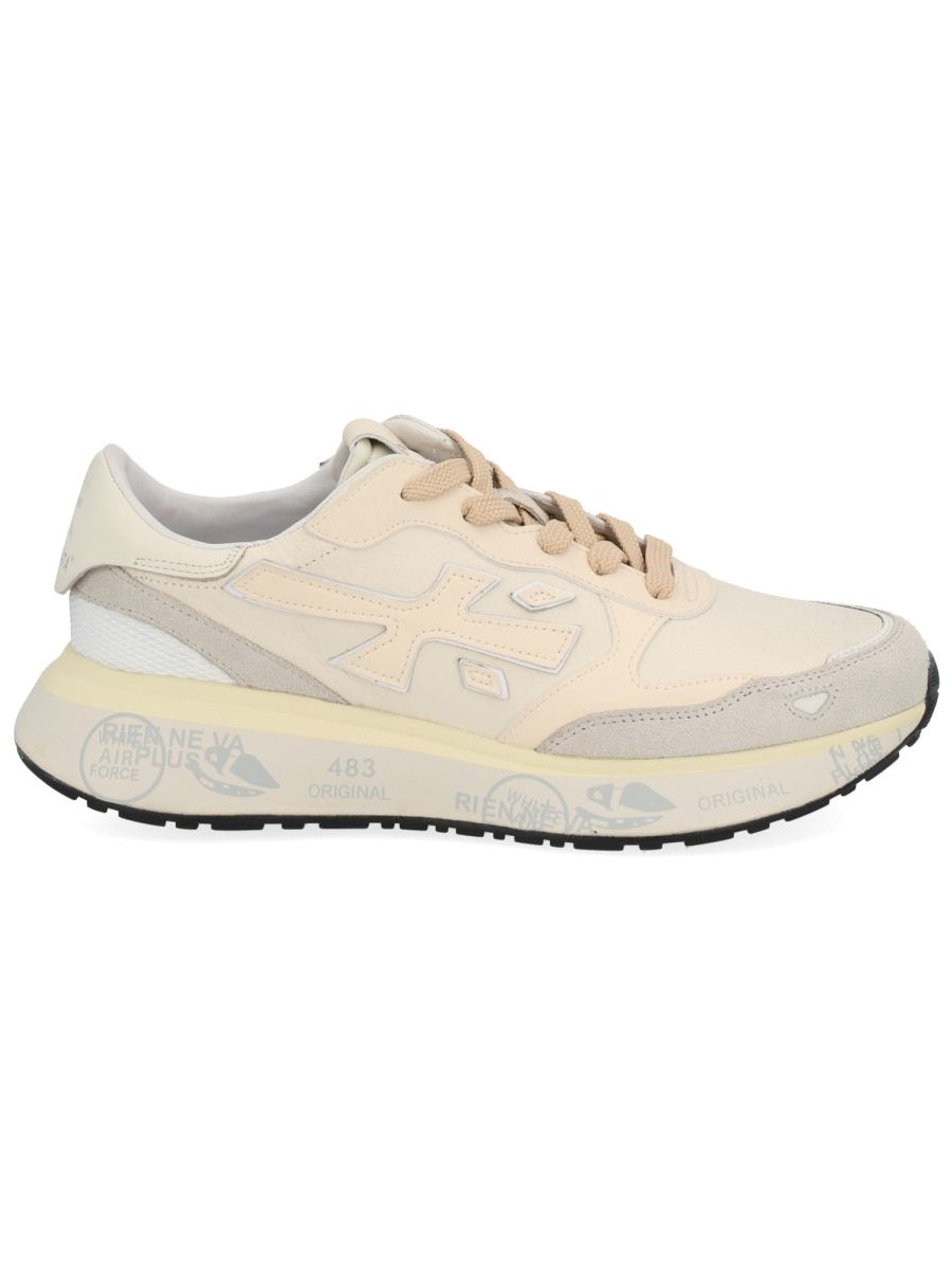 Premiata Leather Multicolor Sneaker — Multicolor, view 5