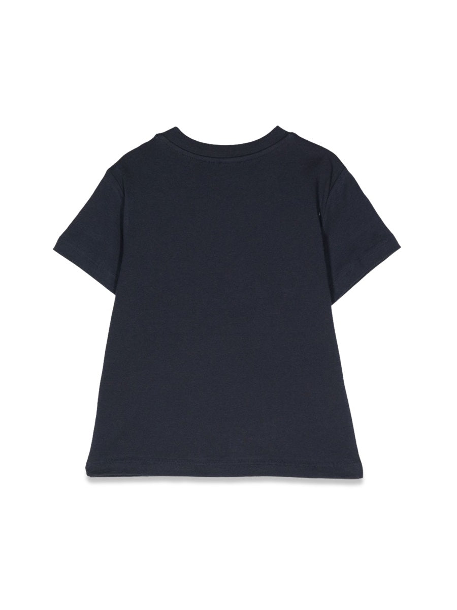 Fay Cotton T-Shirt — Blue, view 2