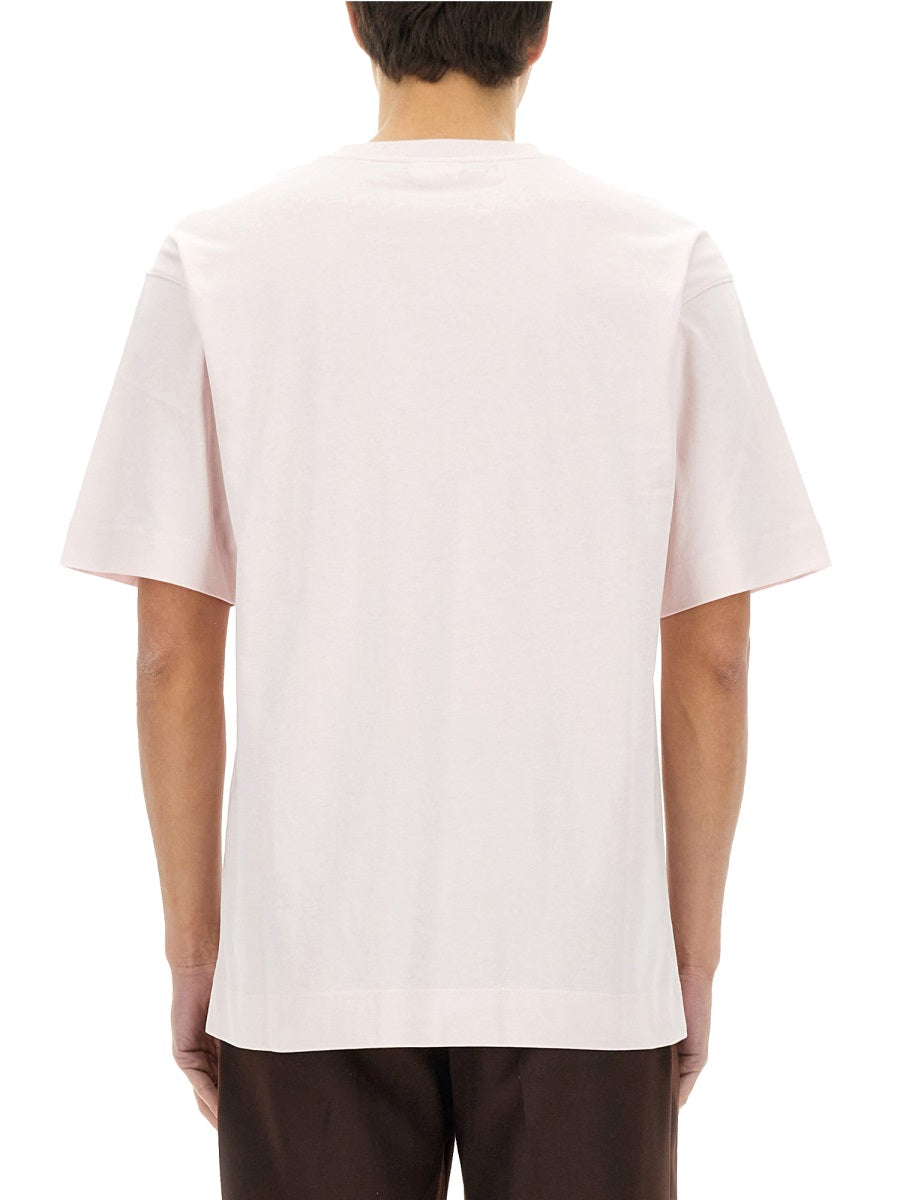 Dries Van Noten Cotton T-shirt — Pink by Dries Van Noten