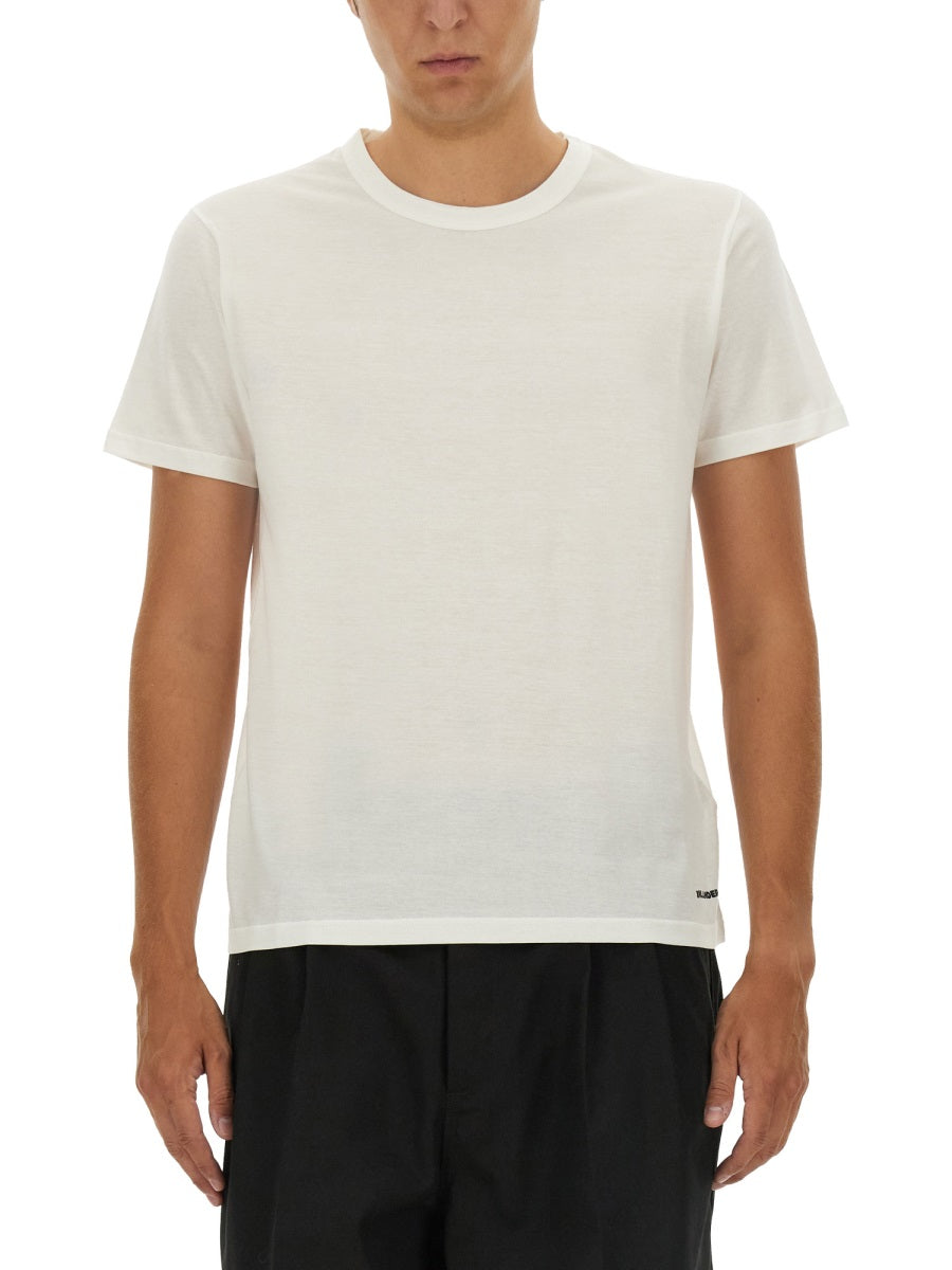 Jil Sander 100% Cotton T-Shirt — White, view 3