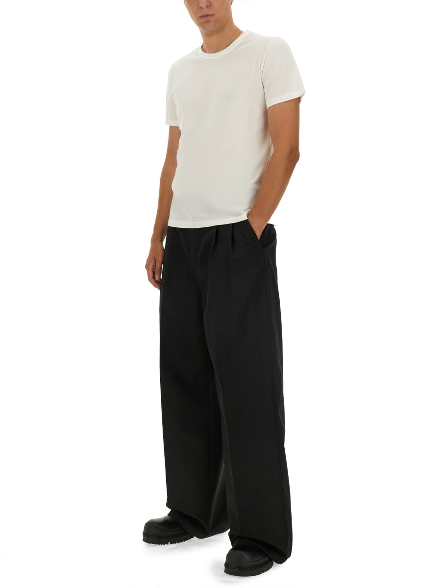 Jil Sander 100% Cotton T-Shirt — White, view 4