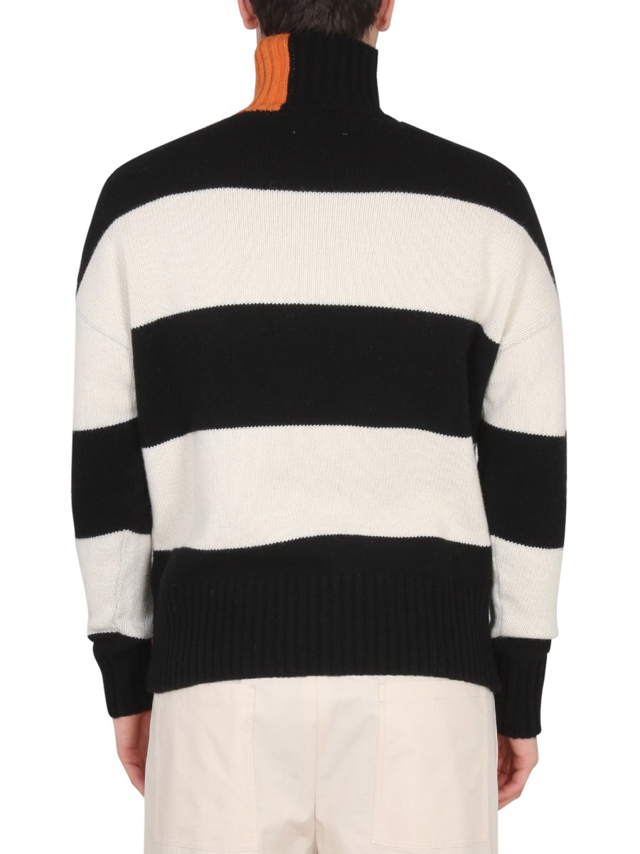 Right For High-Neck Rugby Sweater — Multicolor, view 7