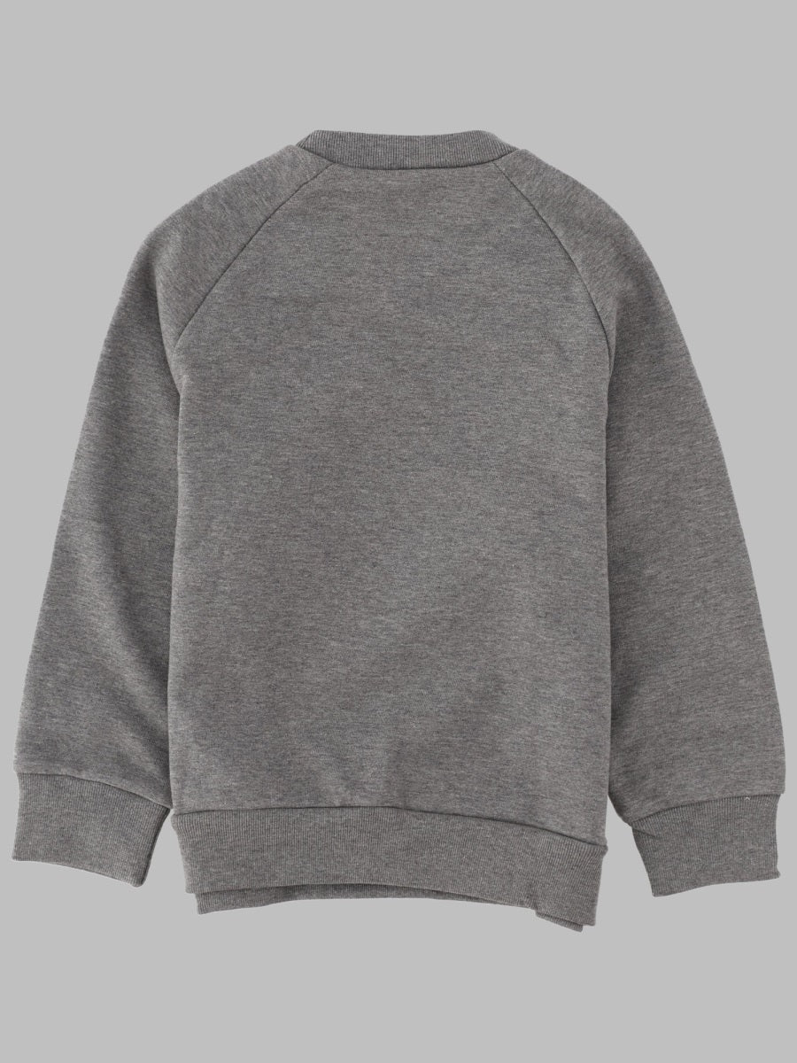 Marni Cotton Sweatshirt — Grey, view 2