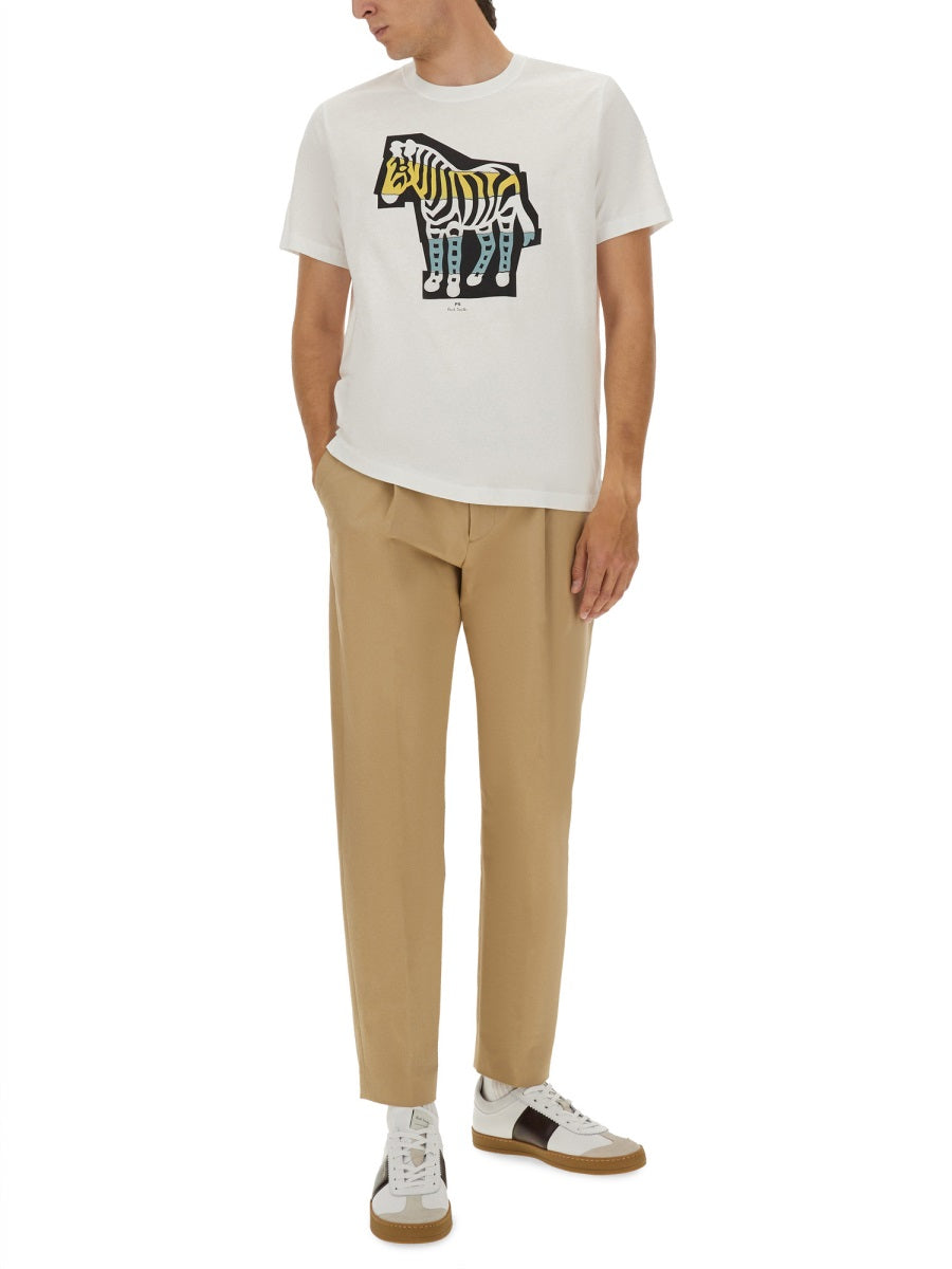 Ps Paul Smith Organic Cotton T-Shirt — White, view 4