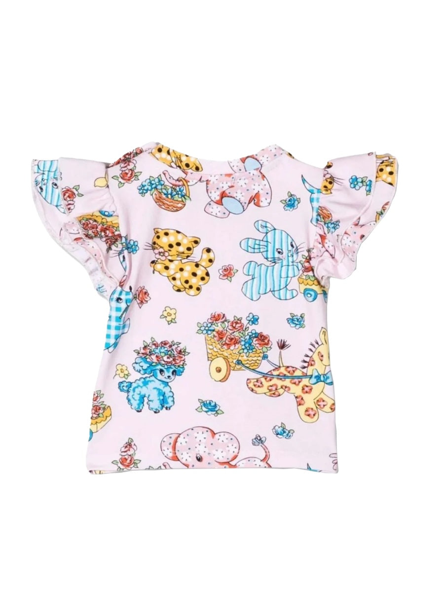 Moschino Short-Sleeve T-Shirt — Pink by Moschino