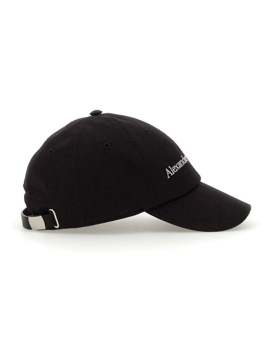 Alexander McQueen 782062_4105Q1080 Baseball Cap — Black, view 2