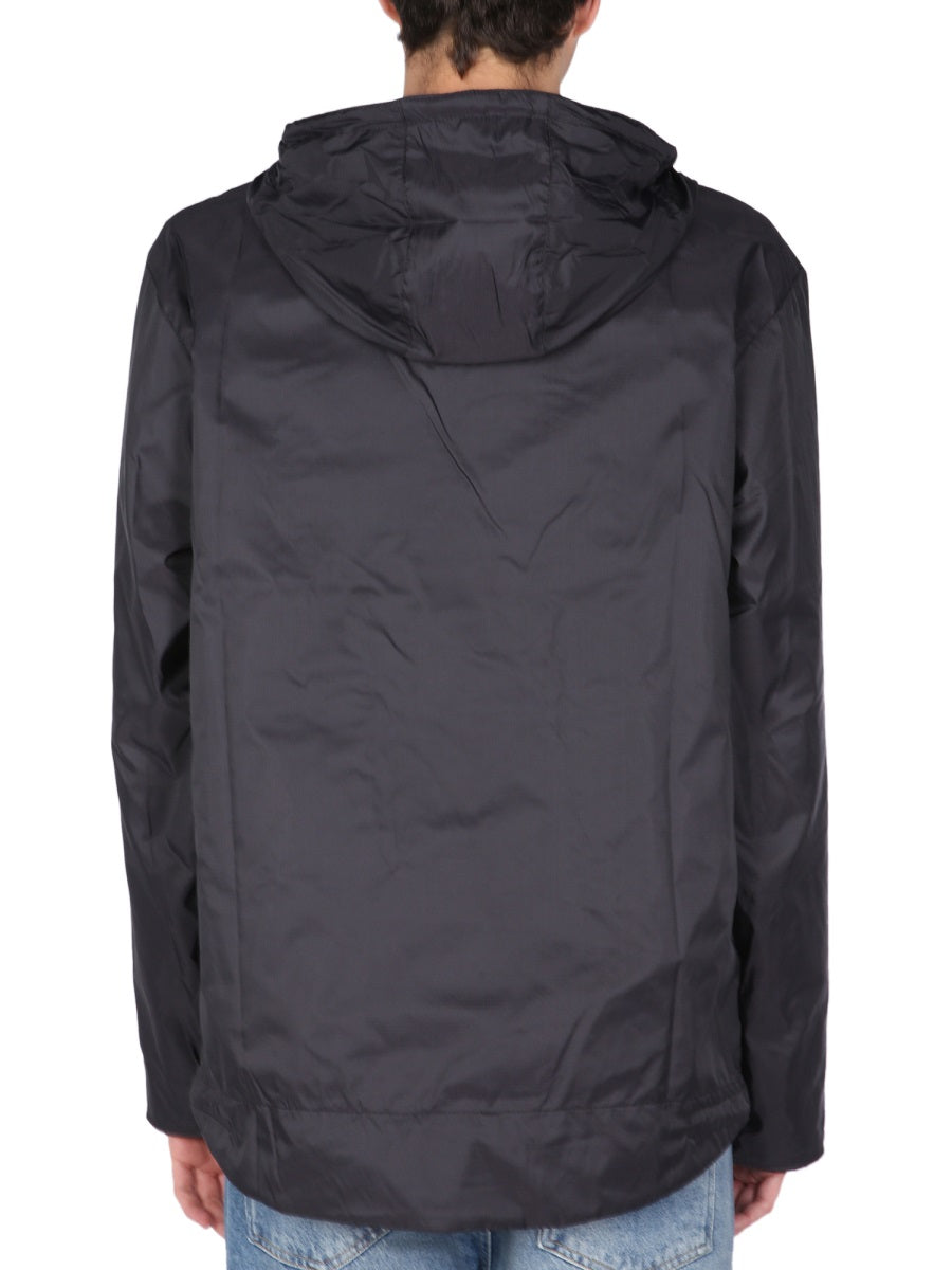 Arkair Hooded Waterproof Raincoat — Black, view 2