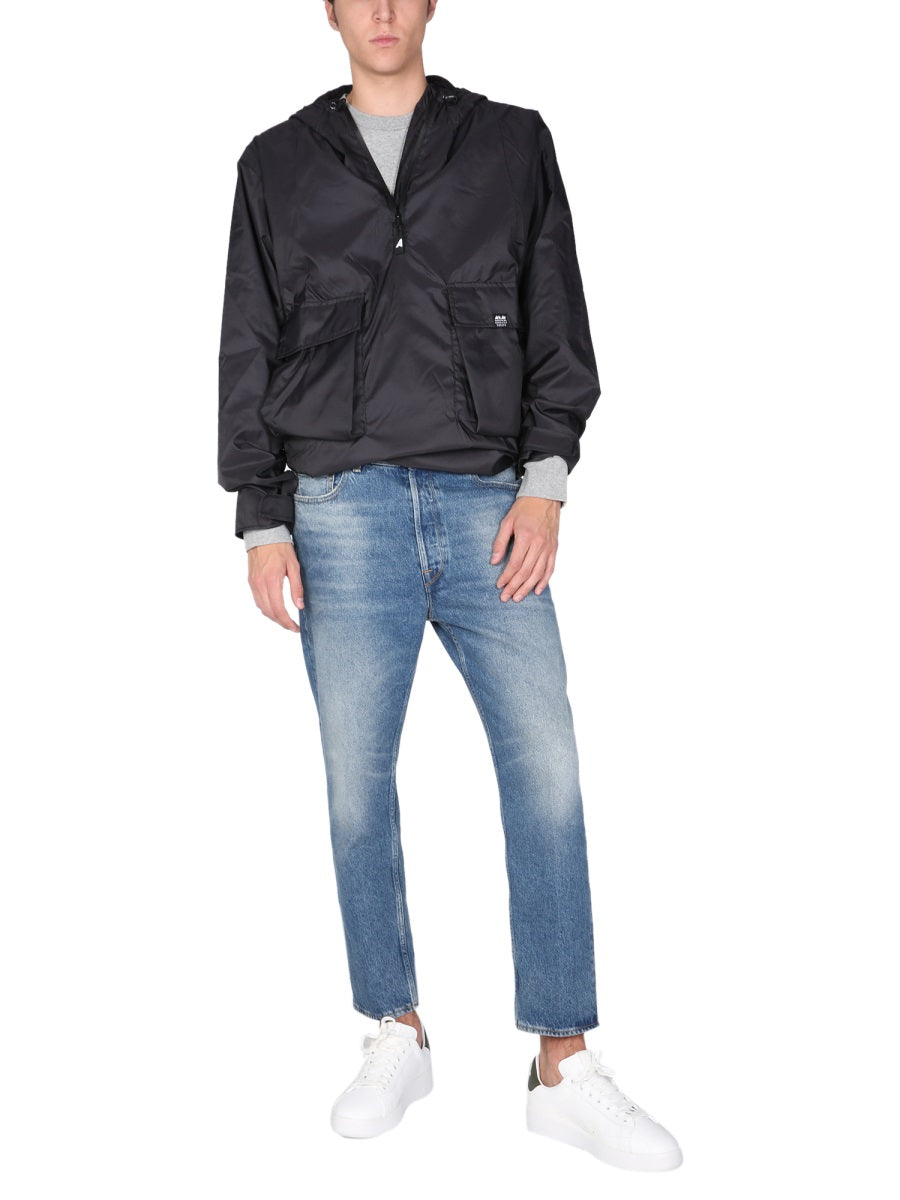 Arkair Hooded Waterproof Raincoat — Black, view 3