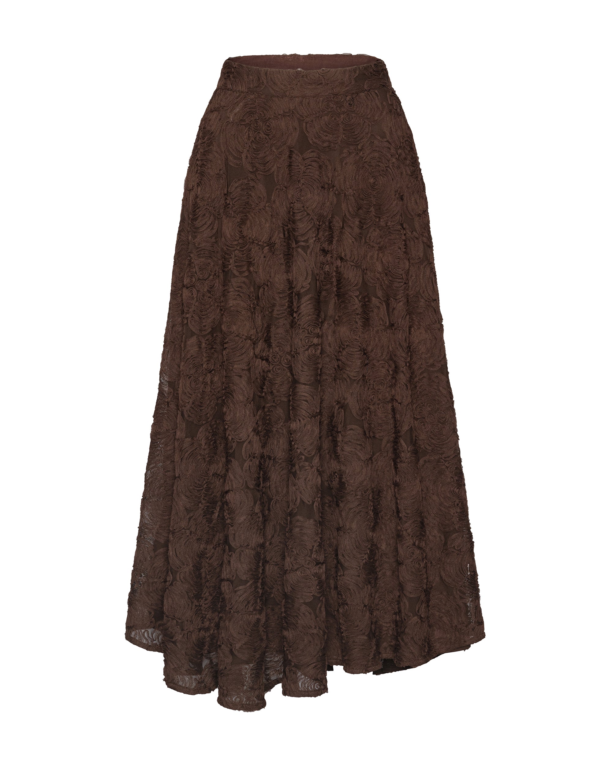 Rotate Birger Christensen Flower Skirt — Brown by Rotate Birger Christensen