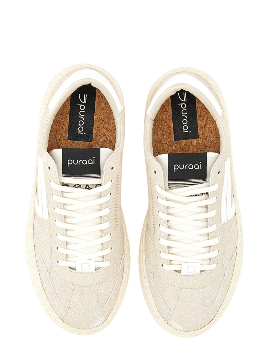 Puraai Almond Sneaker — Beige, view 4
