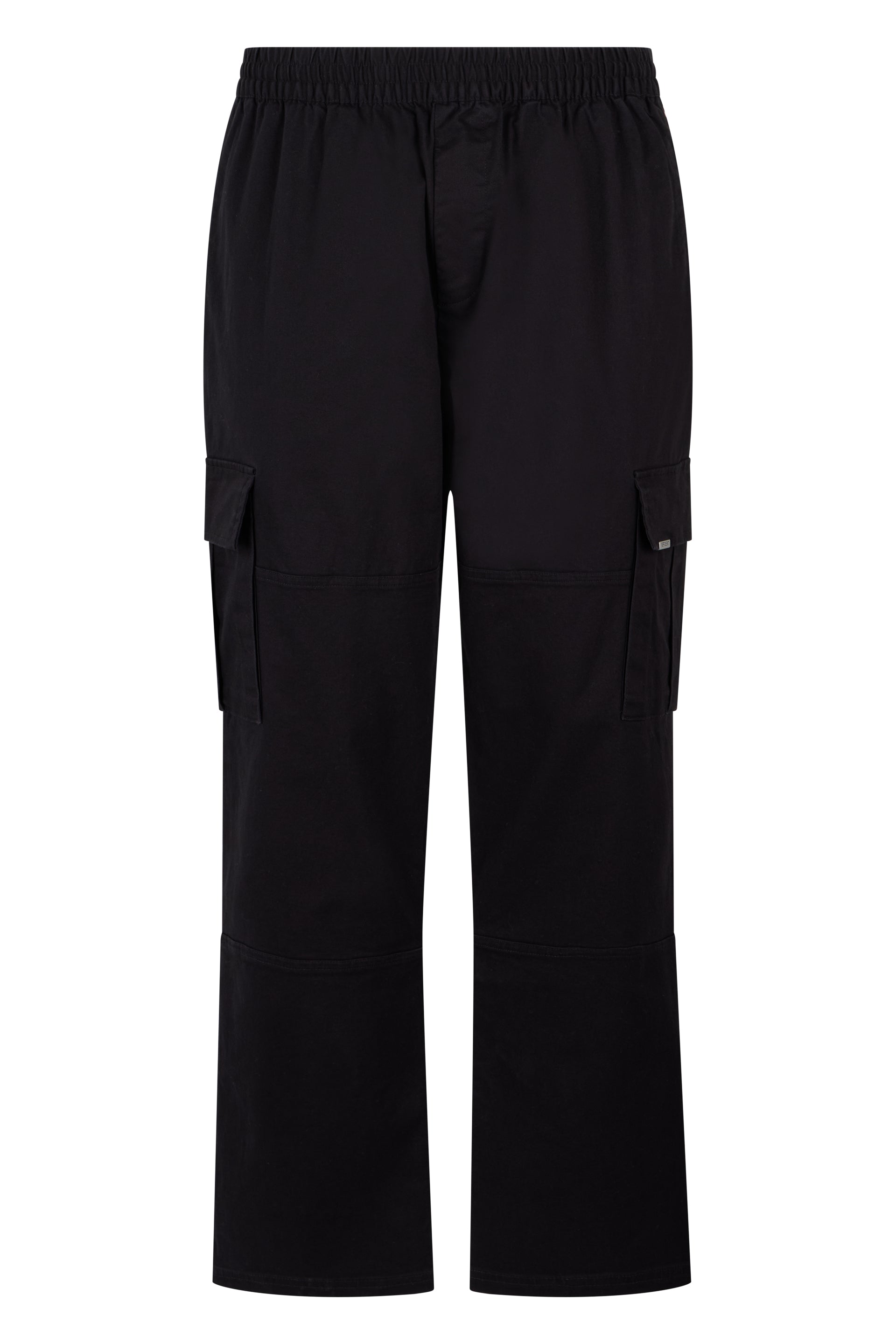 Represent Cotton Cargo Pants — Black by Represent