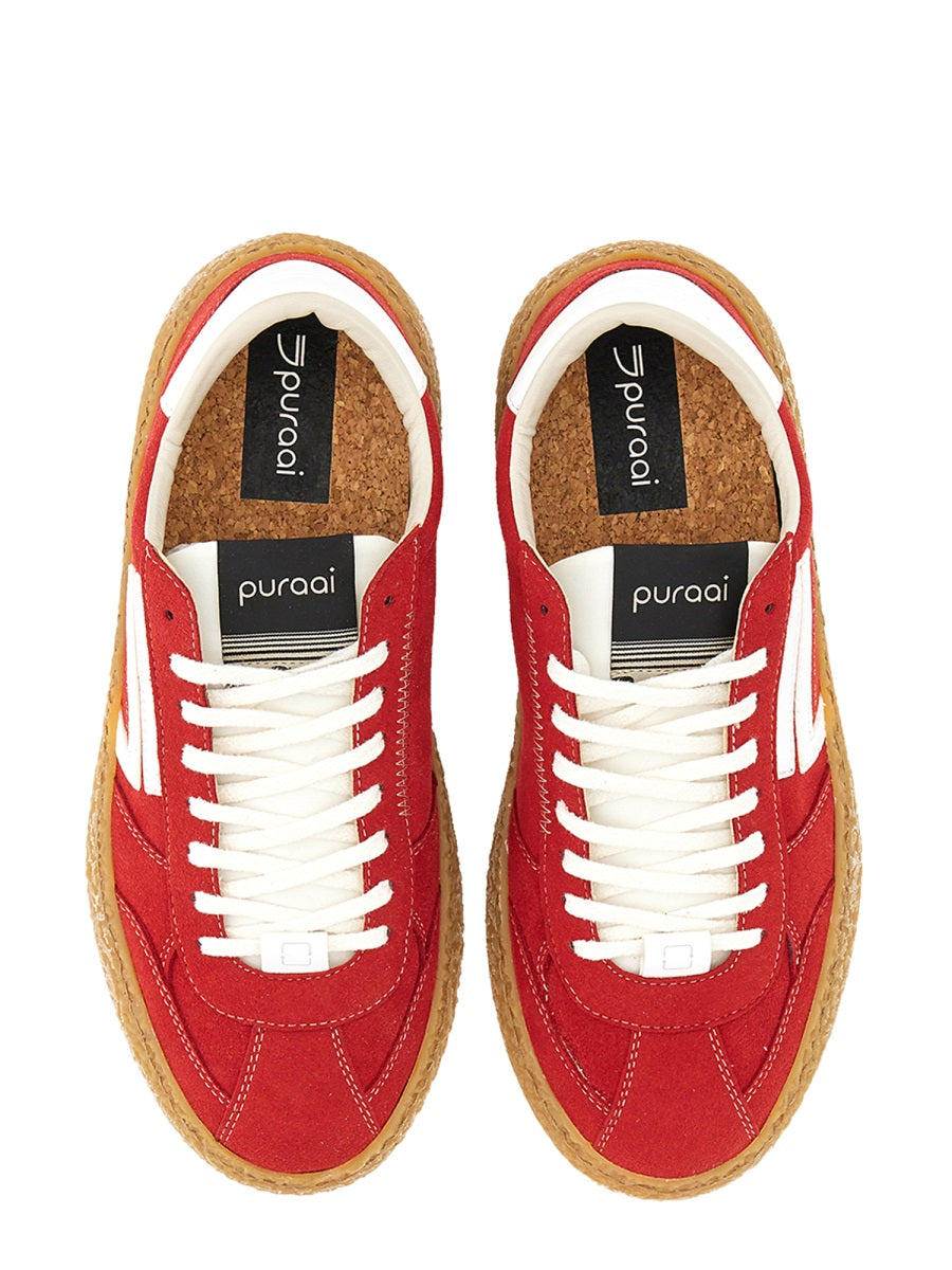 Puraai Uvetta Sneaker — Red, view 4