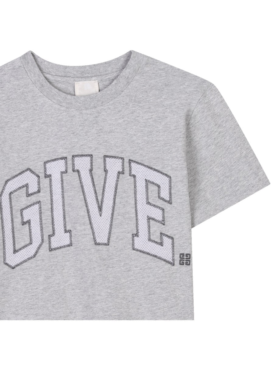 Givenchy Cotton T-Shirt — Gray, view 3