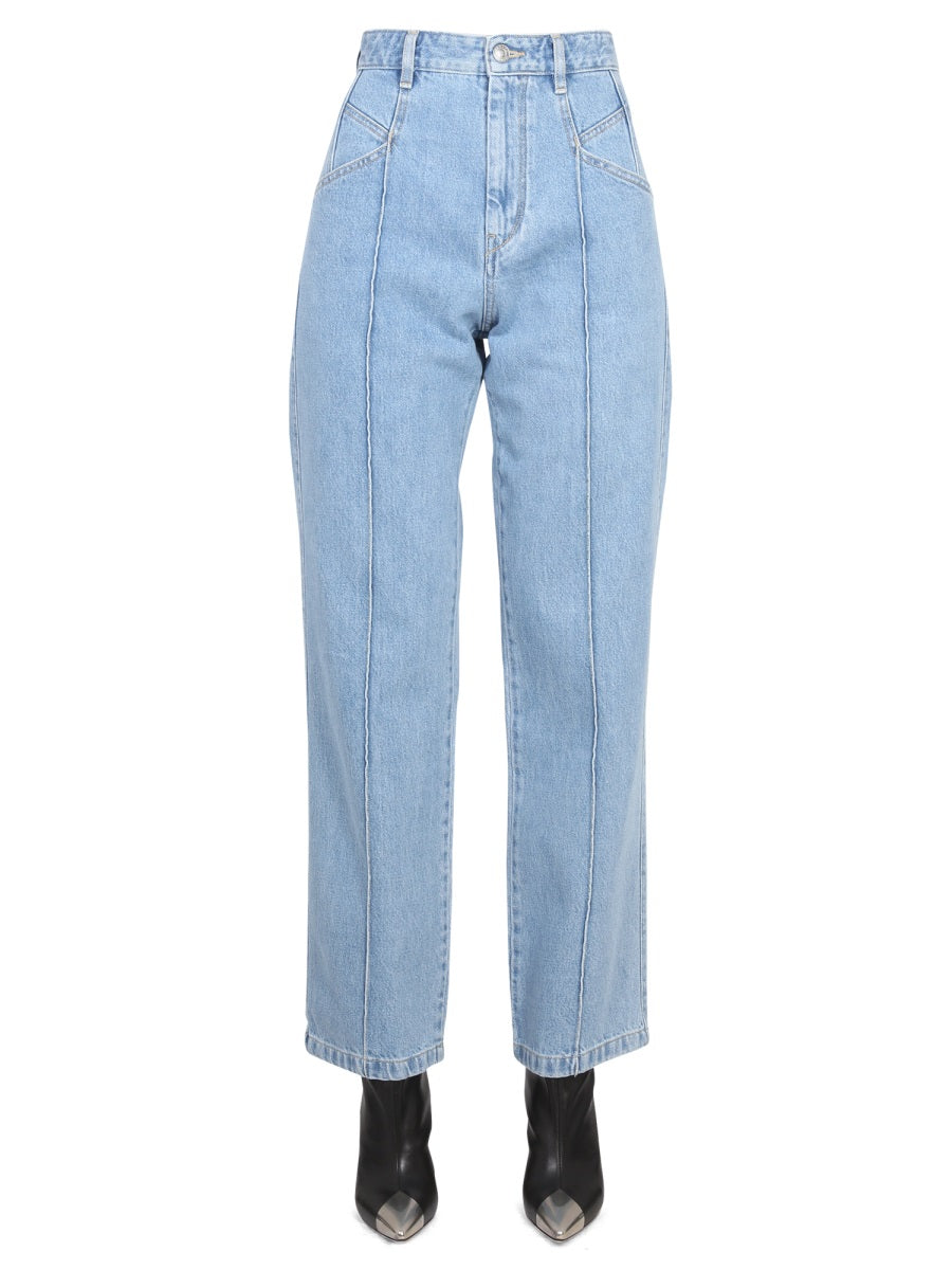 Isabel Marant Nadege Jeans — Blue, view 2
