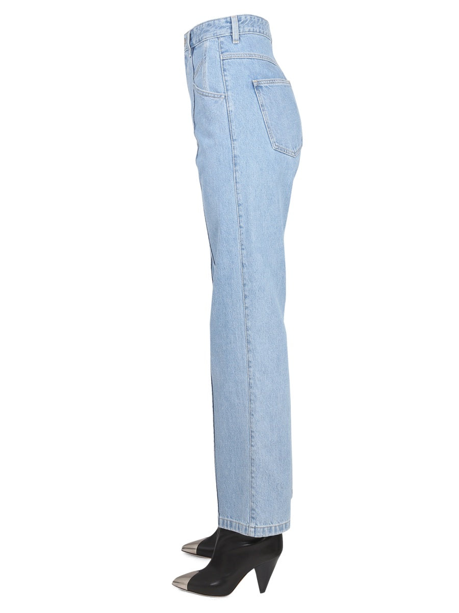 Isabel Marant Nadege Jeans — Blue, view 3