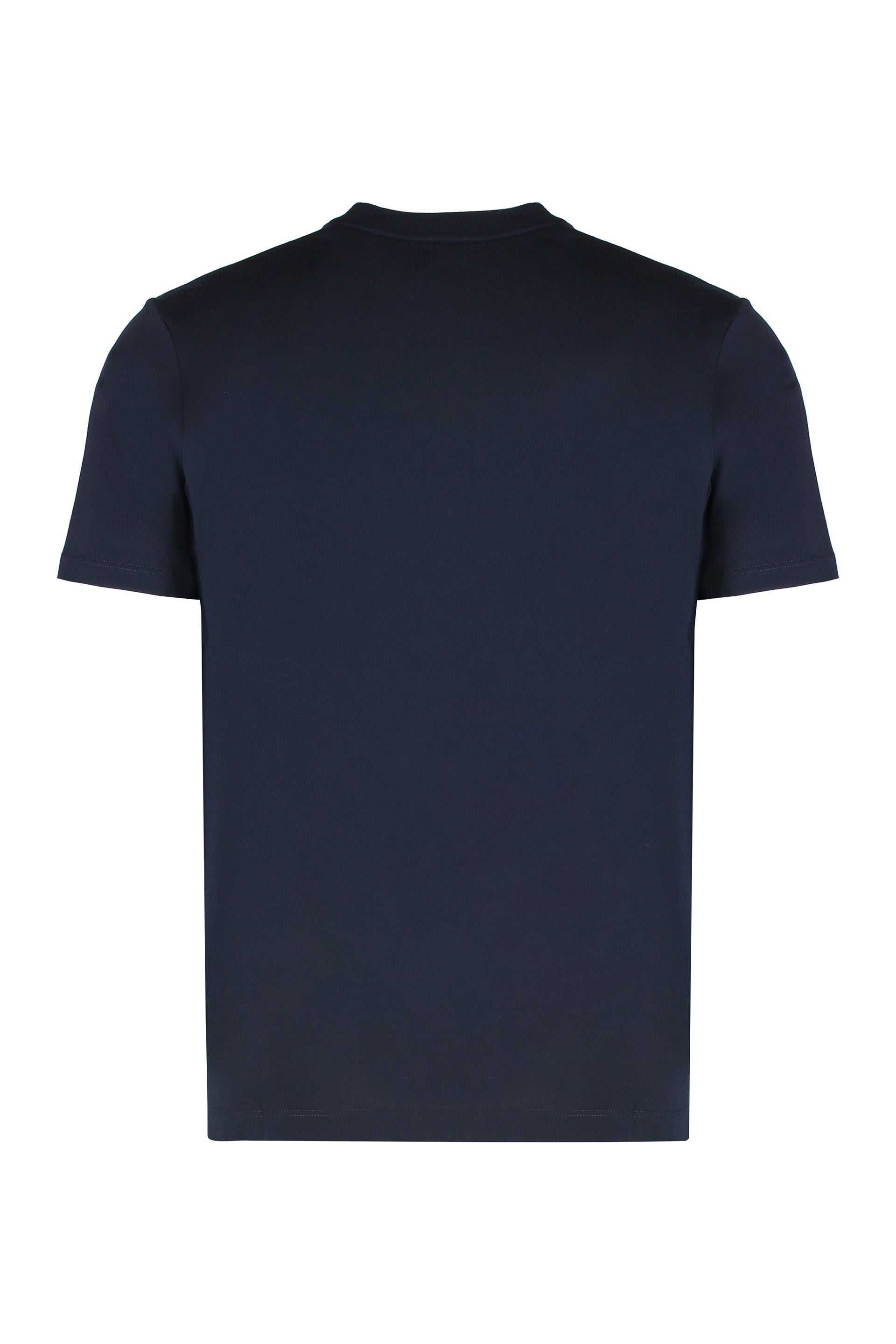 Paul & Shark Logo-Embroidered Cotton Jersey T-Shirt — Navy, view 2