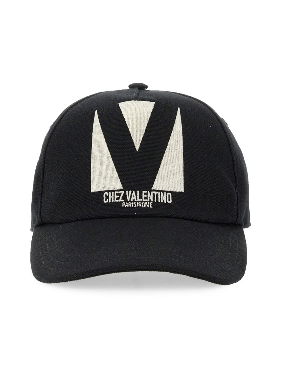 Valentino Garavani 6Y2HDA41WGJ_0NA Baseball Cap — Black by Valentino Garavani