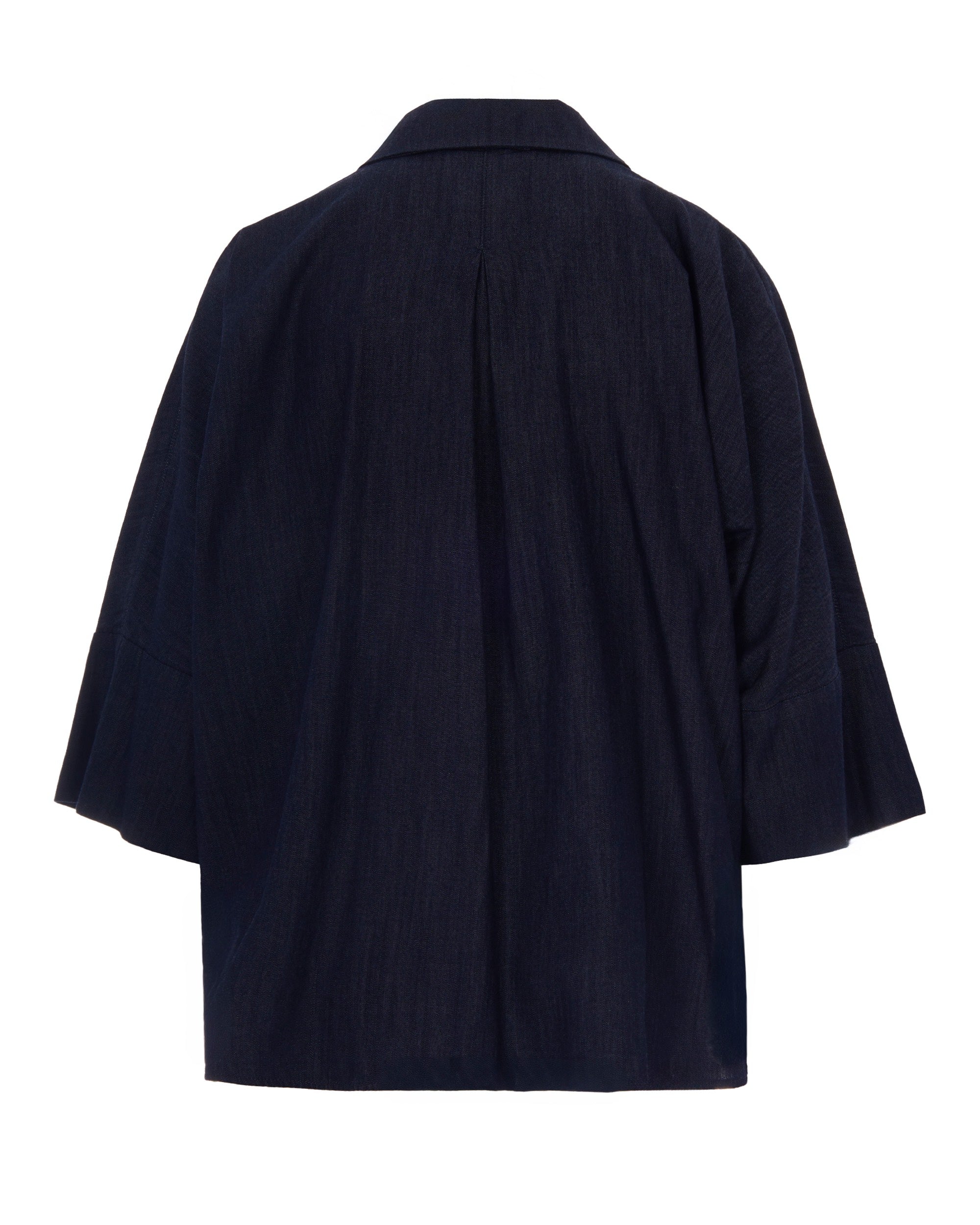 'S Max Mara Rugiada Shirt — Navy, view 2