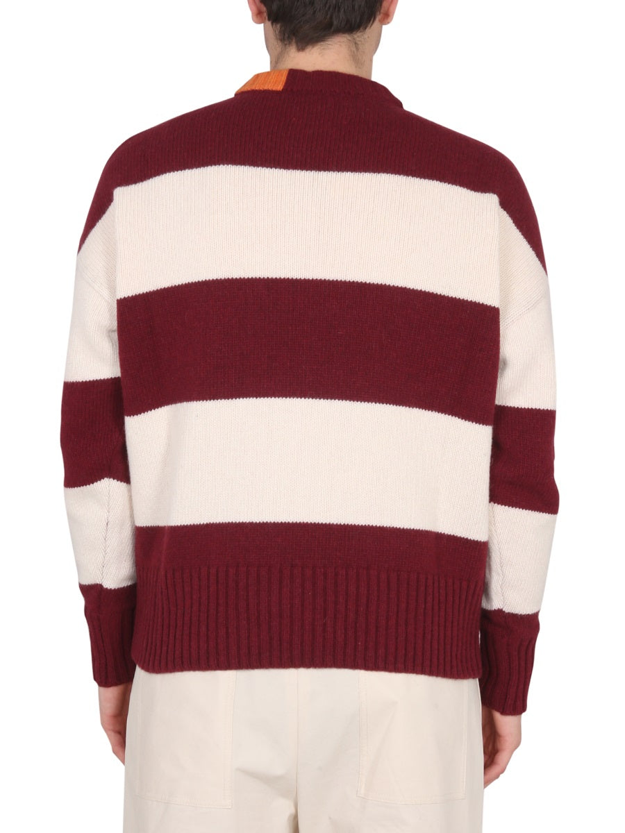 Right For Cross-Neck Multicolor Rugby Shirt — Multicolor, view 7