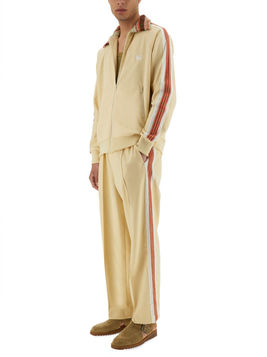 Sasquatchfabrix. Polyester Blend Track Pants — Beige, view 3