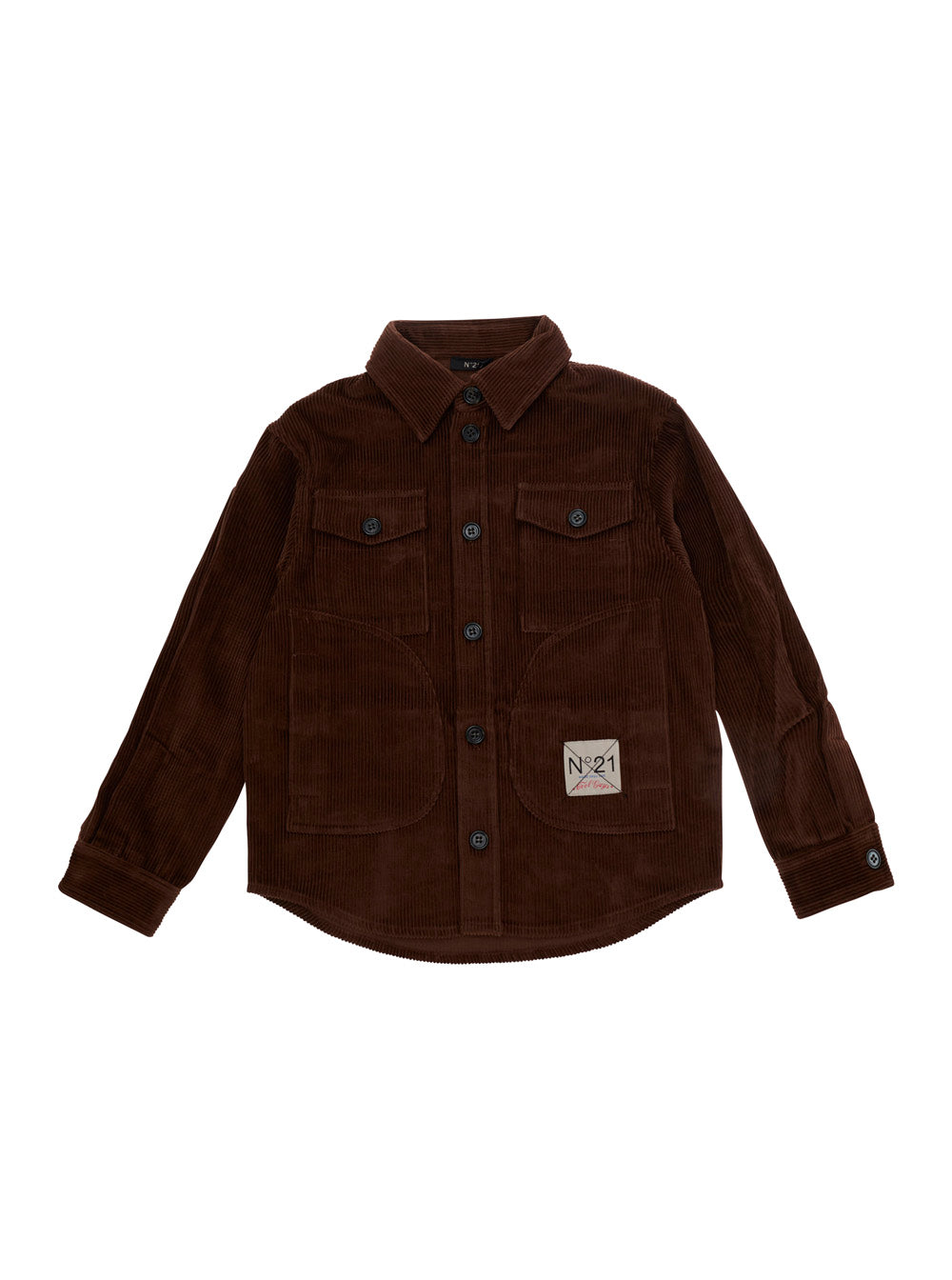 Nº21 Corduroy Shirt — Brown by Nº21