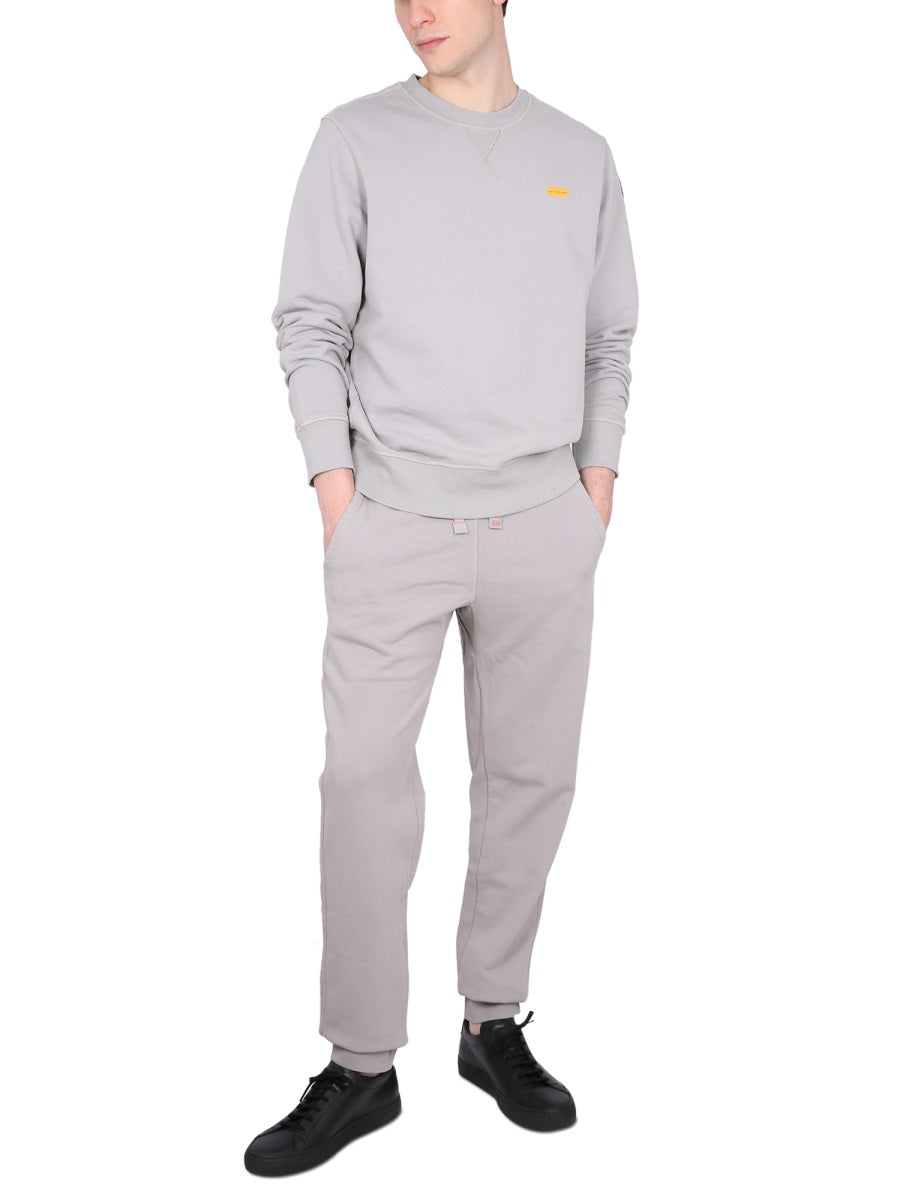 Parajumpers Cotton Track Jogger Pants — Gray, view 4