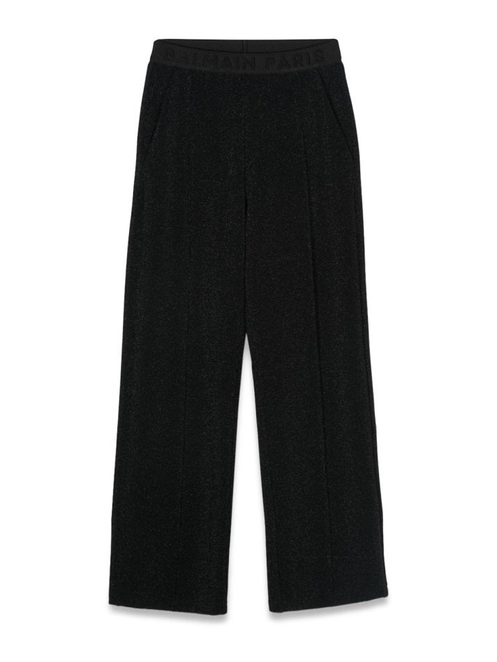 Balmain Jersey Stretch Knit Trousers — Multicolor by Balmain