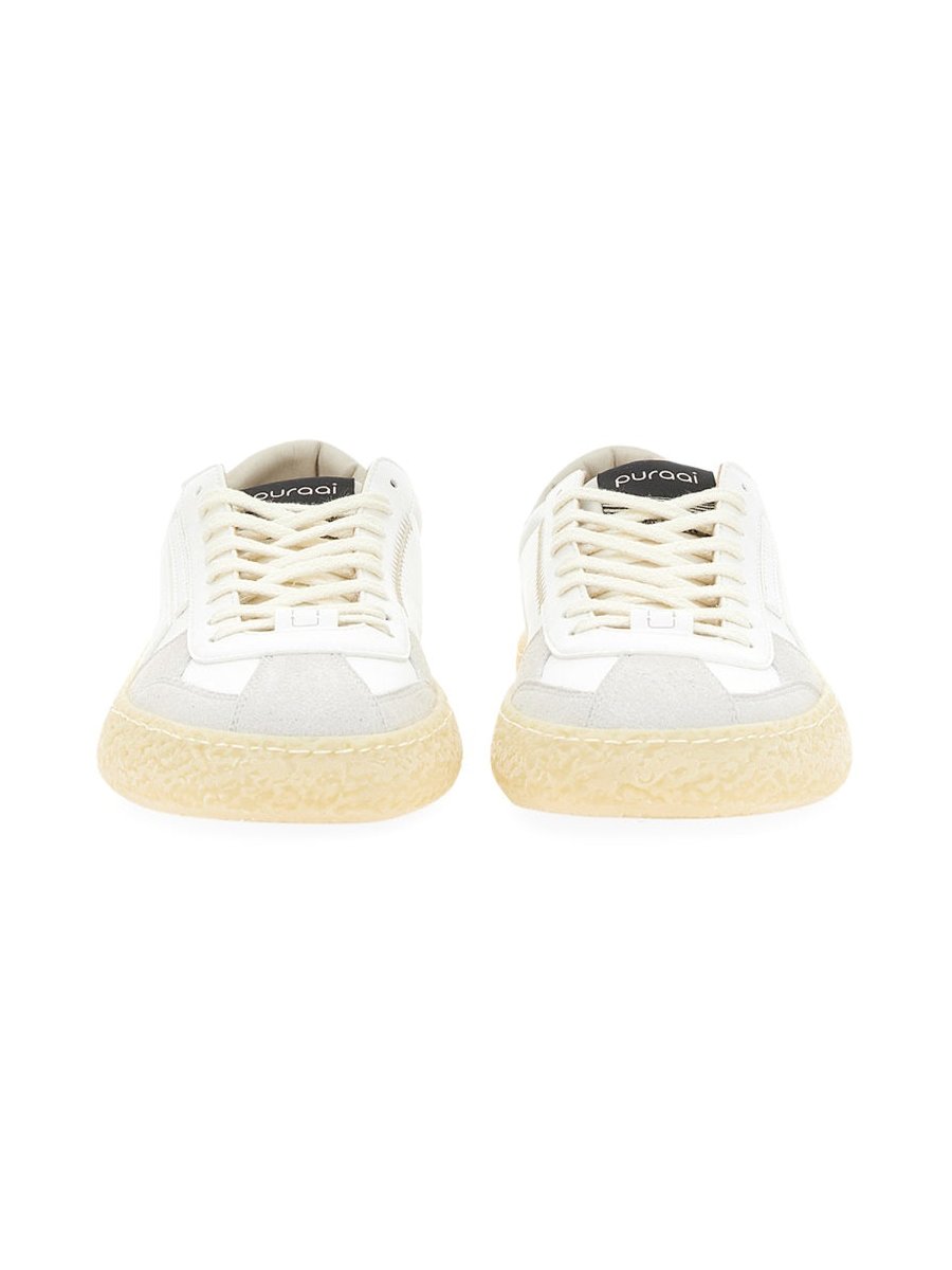 Puraai Recycled Polyester Sneaker — Beige, view 3