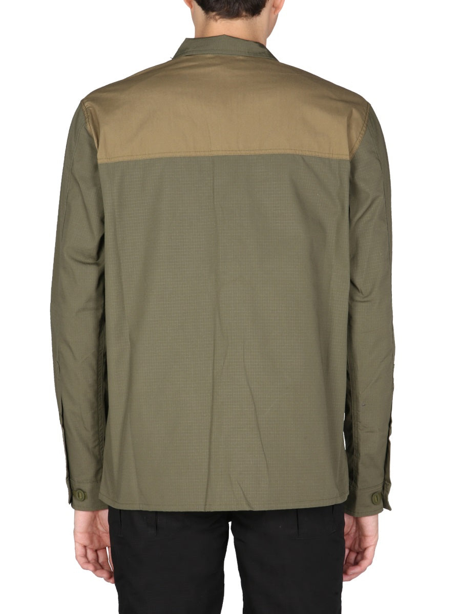 Arkair Cotton-Polyester Ripstop Shirt — Green, view 3