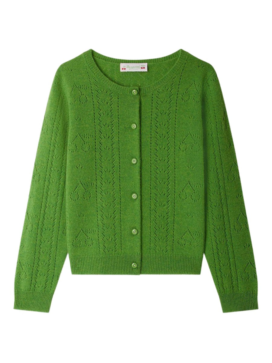 Bonpoint Josiane Cardigan — Green by Bonpoint