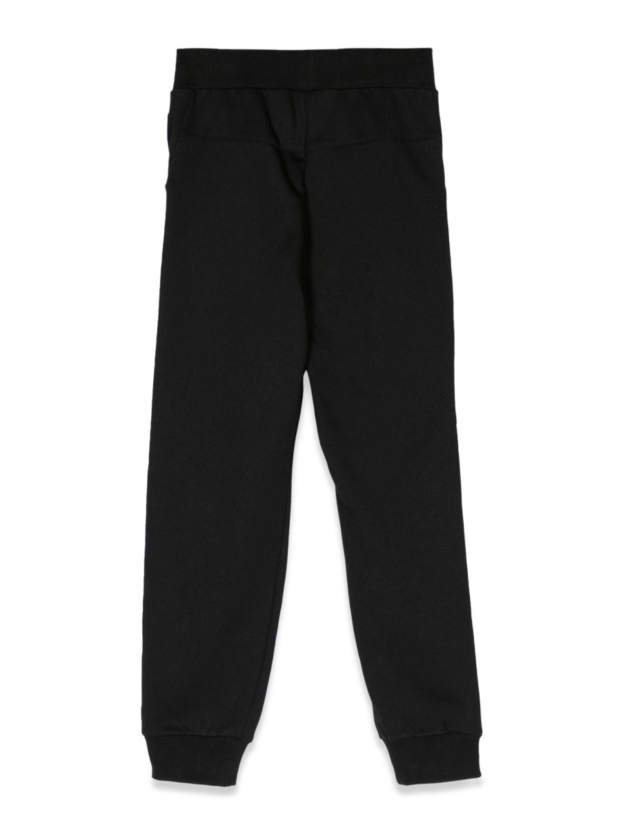 Balmain Logo-Band Cotton Joggers — Black, view 2