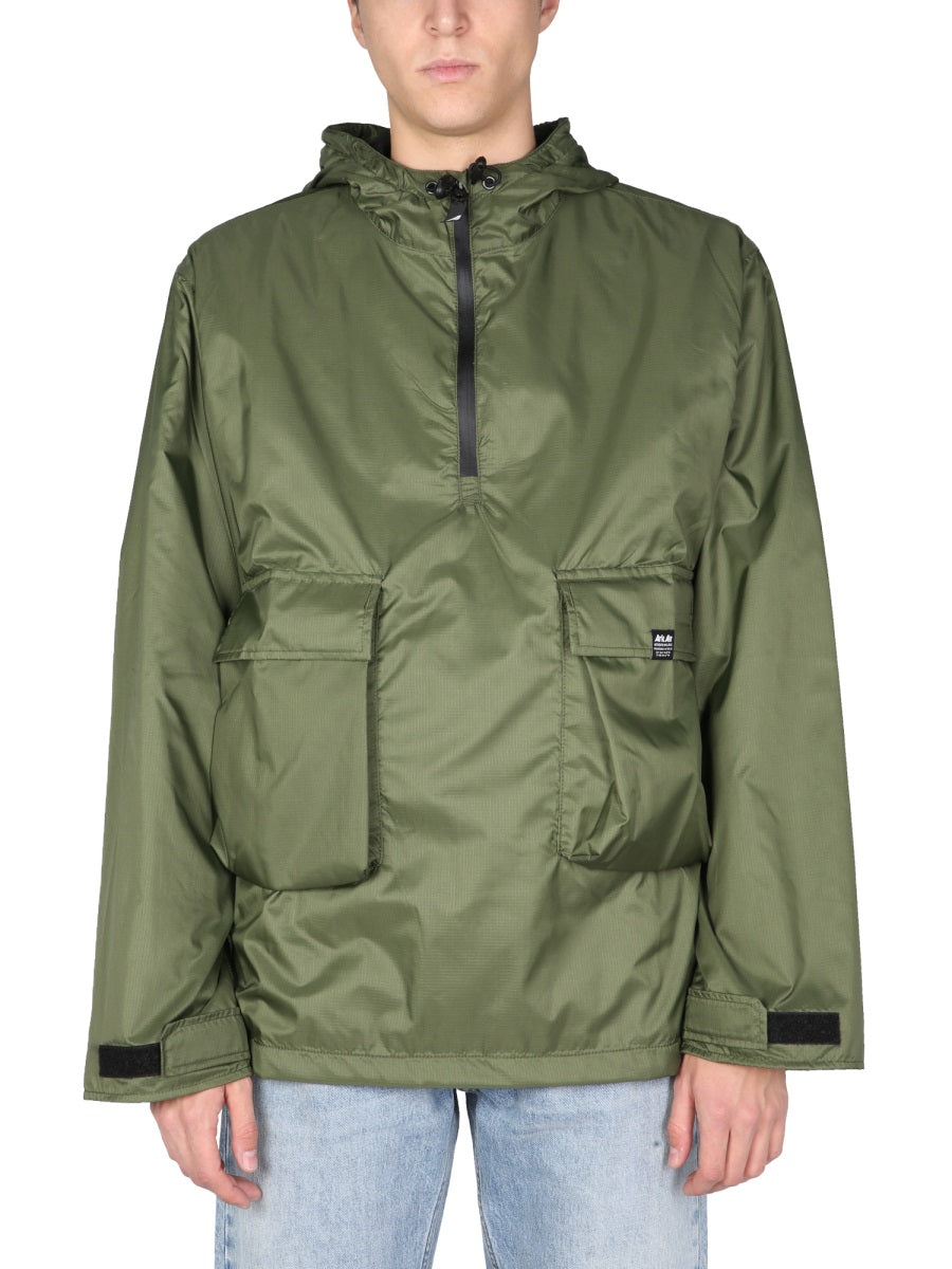 Arkair Waterproof Nylon Ripstop Raincoat — Green by Arkair