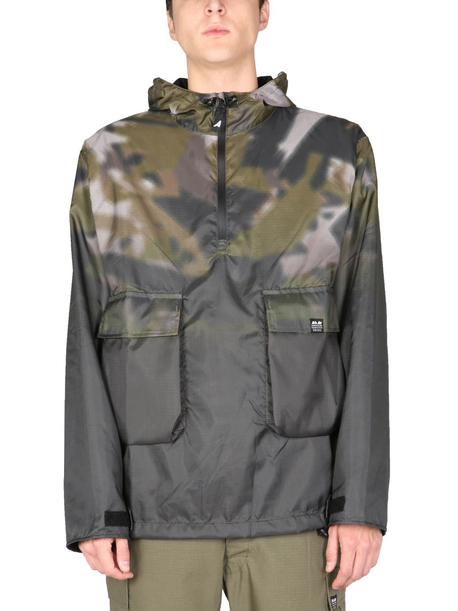 Arkair Waterproof Hooded Raincoat — Brown, view 3